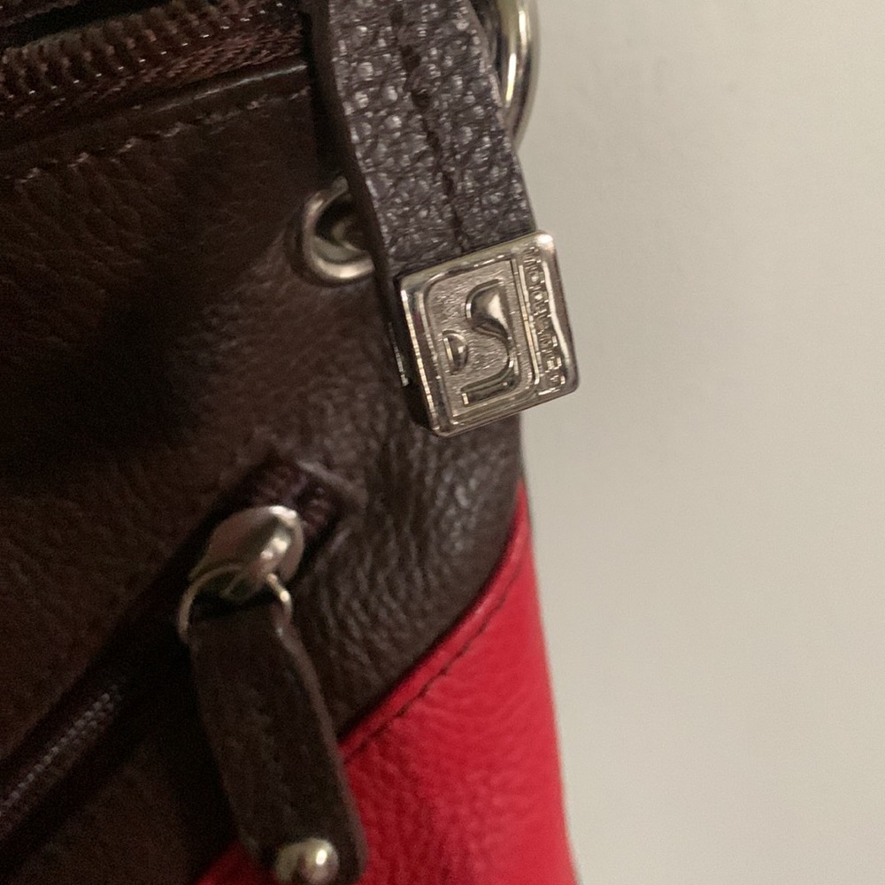 Leather patchwork purse - Picture 4 of 11